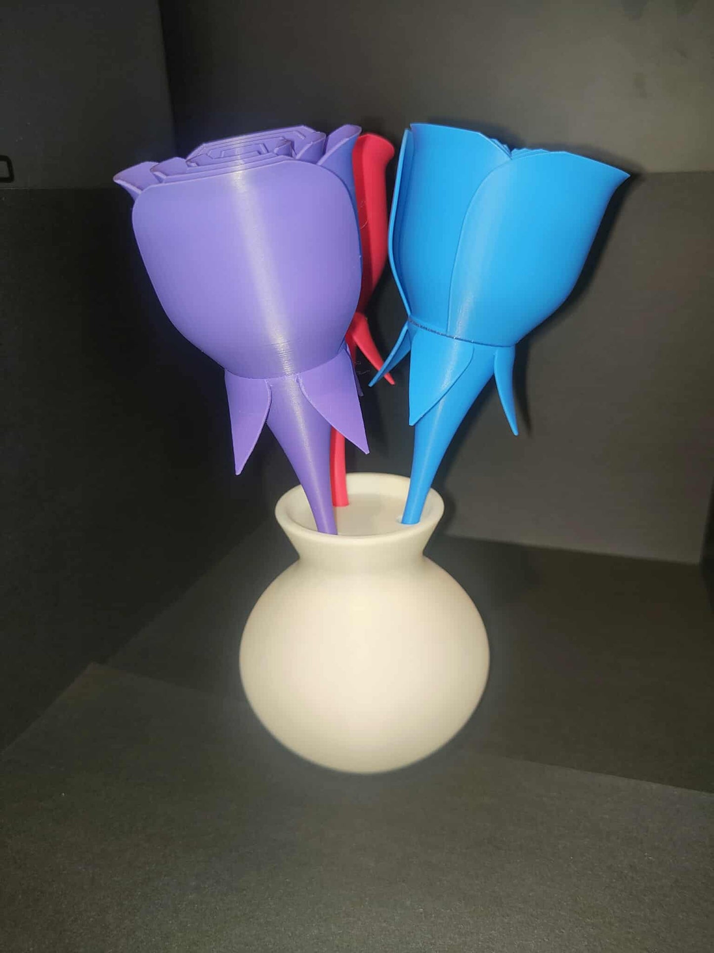 Vase and Roses
