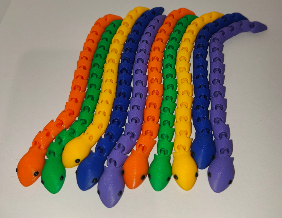 Flexi Snakes - 10 pack